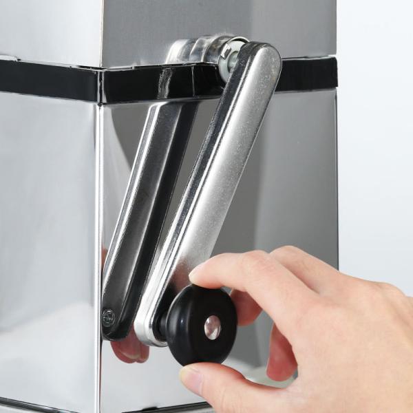 Máquina de barbear gelo para uso doméstico e comercial de engrenagem manual de aço inoxidável