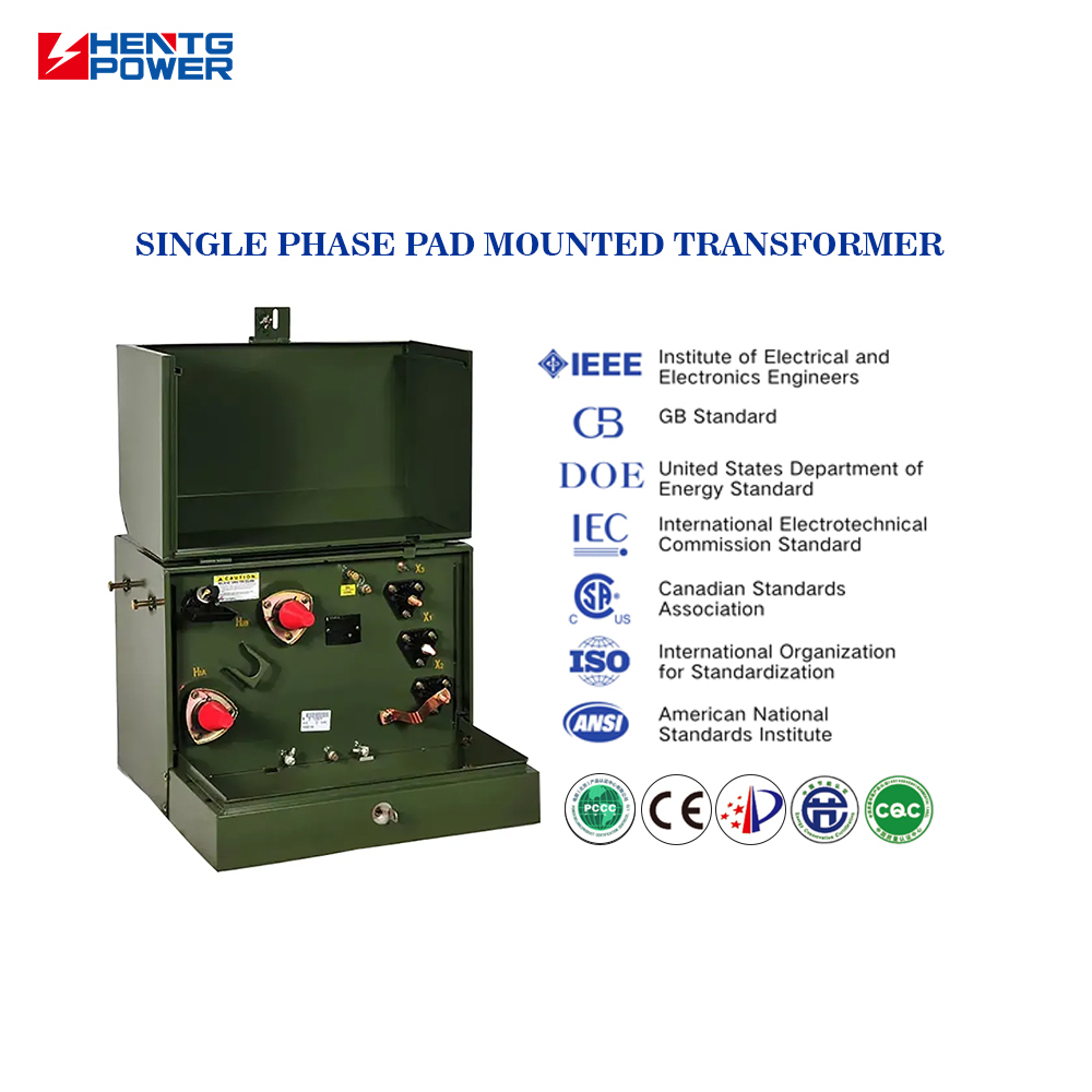 High Safety Single Phase Pad Mounted Transformer 100kVA 11kV 230V for Residential Communities Reliable Outdoor Power Supply