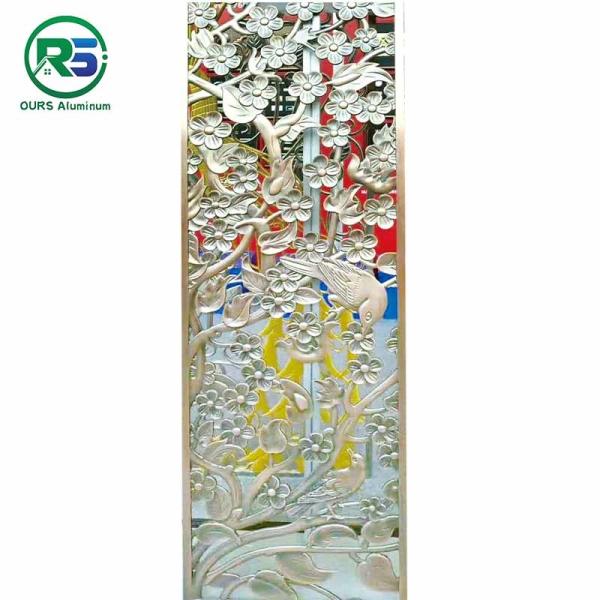 Telas decorativas de alumínio interiores luxuosas que cinzelam para divisores de sala