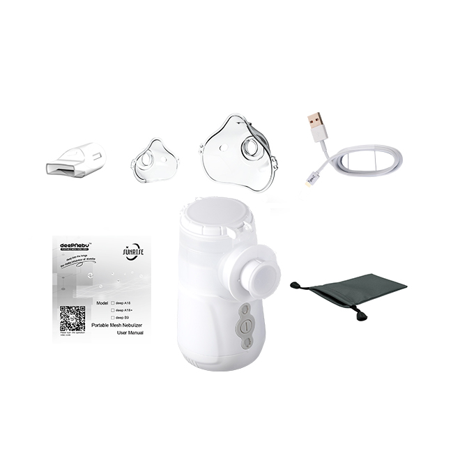 Съемный Nebulizer дома астмы батареи для кашля холодное 87% C.I. 1-4um