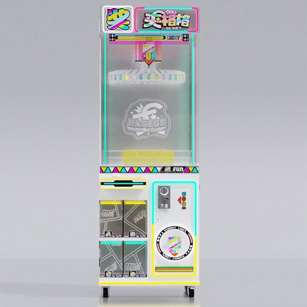 60kgs LED Lights Coin Operated Lucky Clip Game Machine Mini Dolls Claw Machine For Kids Adults Amusement Game Center Offering Interactive Entertainment Options