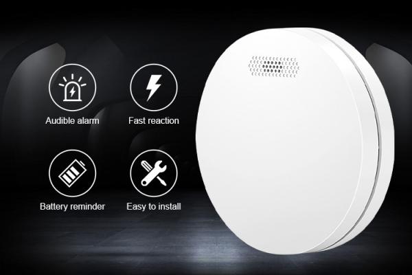 Photoelectric Smoke Alarm With 10-Year Lithium Battery Battery Operated CO Detector
