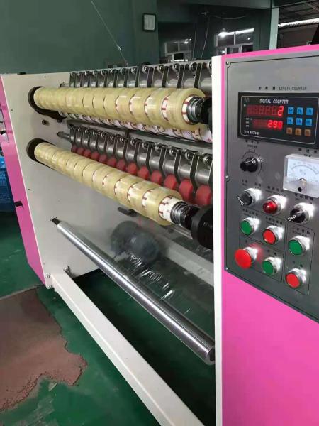 Professional Crystal Tape BOPP Cello Tape Slitting Machine