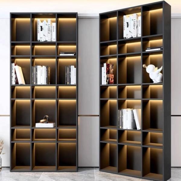 Hairline Metal Decor Shelf Stainless 201 Narrow Room Divider Shelf