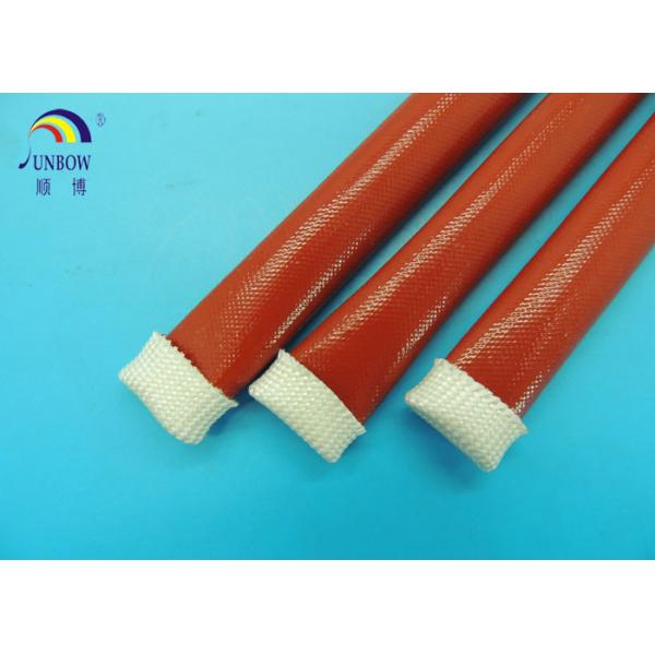 Red ID 10MM Expandable Braided Sleeving Coated with Silicone Resin -60℃ ~ 180℃