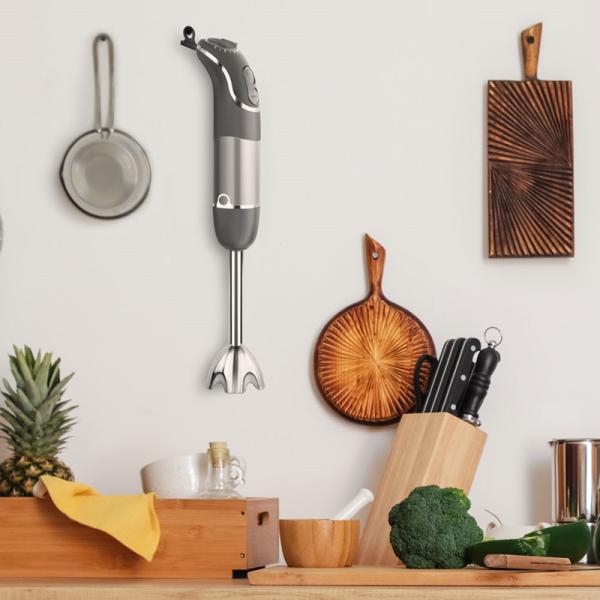 Batidora de mano eléctrica de inmersión multiusos de velocidad variable de mano de 800 vatios para cocina