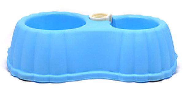 Double Bowl Of Pet Pumpkin For Dogs, Cats Or Other Small Animals Wholesale Plastic Eating Bowls plastic puppy bowls