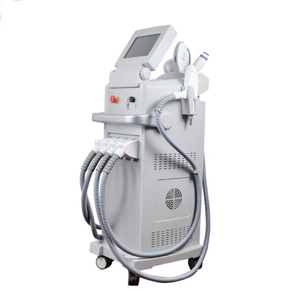 Colorful Touch Screen Tattoo Removal Device , Vertical Laser Hair Tattoo Removal Machine