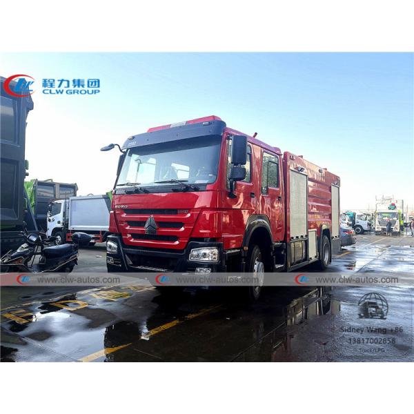 Sinotruk Howo 4x2 6CBM Water Tank Firefighter Truck