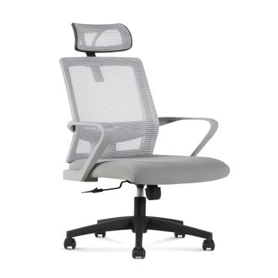 Cinza traseiro alto Mesh Executive Chairs ergonômico com o apoio lombar posto para o trabalho doméstico