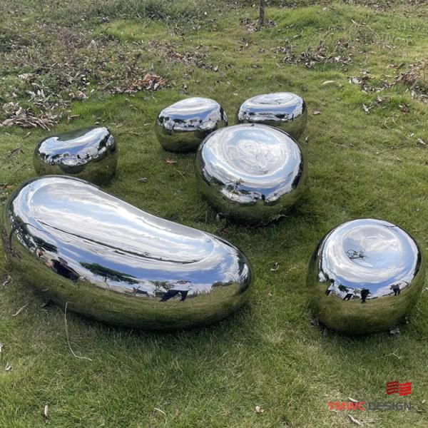 Park Decoration Sculpture Customizable Outdoor Stainless Steel Metal Mirror Sculpture