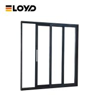 Porte coulissante en verre en aluminium sur mesure
