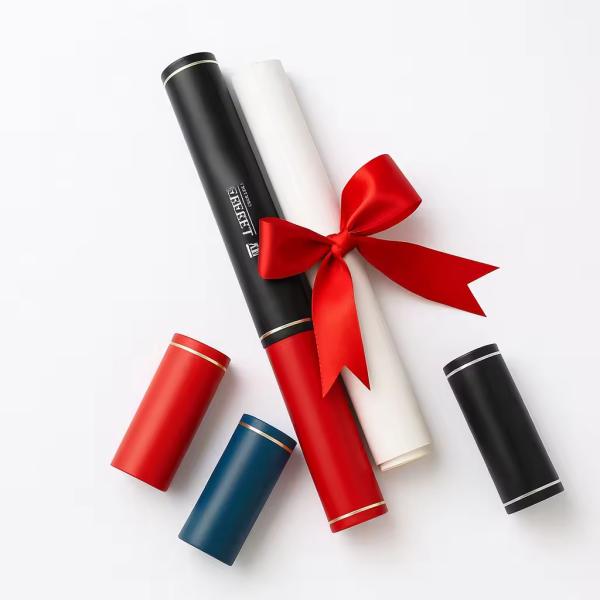 Custom Diploma Tube Graduation Certificate Holder Cylinder Scroll Paper Tube Box