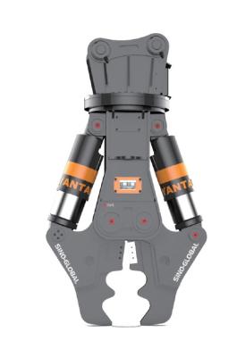 flexible Hydraulic Shear Attachment For Excavator with Double Cylinder One Cylinder