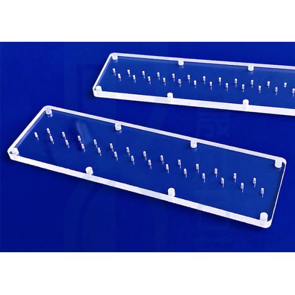 High Temperature Quartz Glass Plate Clear With Hole