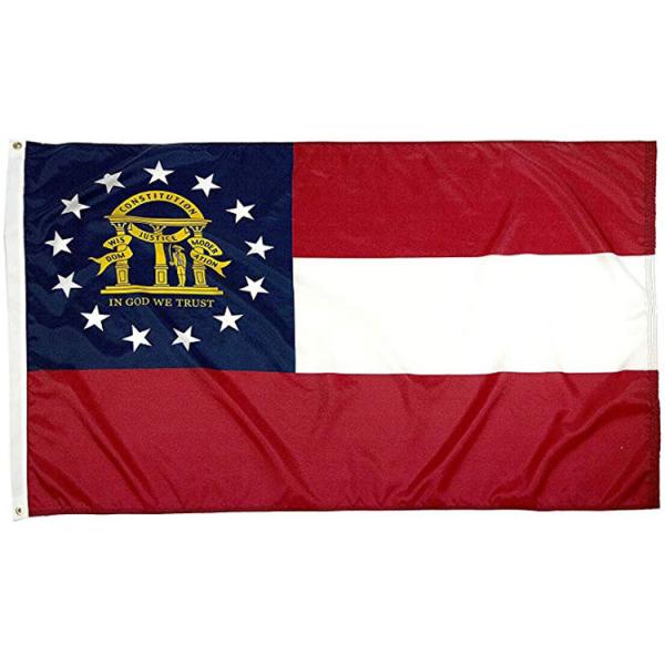 Conceptions résistantes au vent Drapeau de Géorgie Léger Portable Installation facile