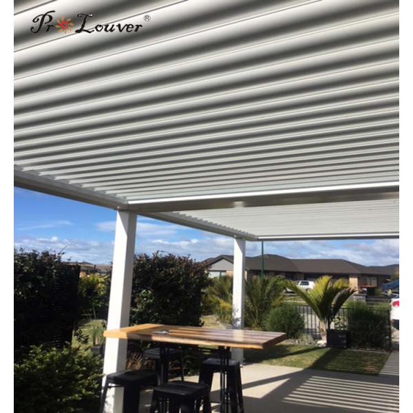 Custom Size Outdoor Pergola Louver,Waterproof Pergola,Opening Roof Louver
