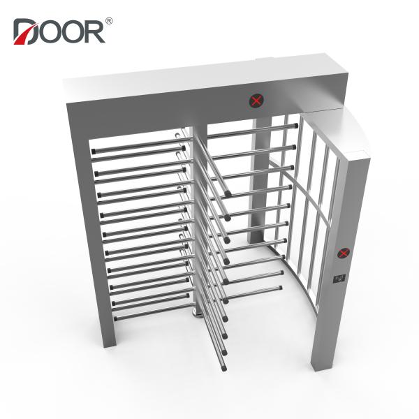 Full Height Turnstile Gate Single Mechanism Bi Directional Security Gate