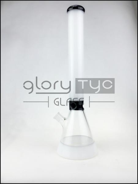 19mm Water Pipes Glass Bongs 18 Inch Glass Beaker Tobacco Hookah Hand Pipe