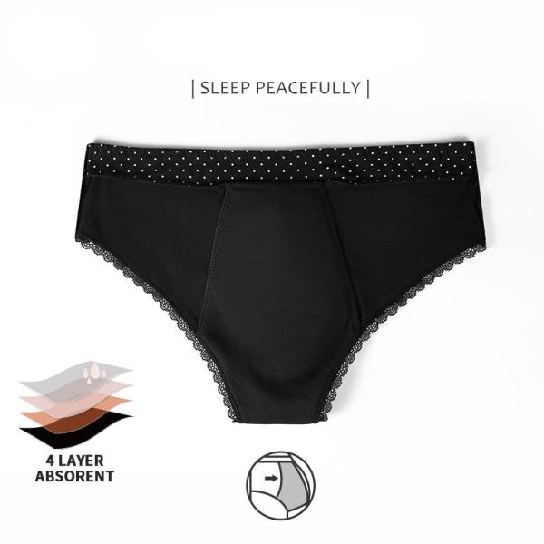 High Absorbing Period Panties Underwear For Girls 4 Layer Cotton Menstrual Underwear