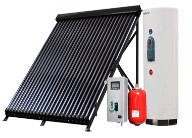 Heat Pipe Vacuum Tube Split Solar Hot Water Heating System