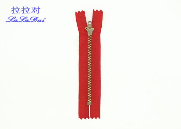 Antique Brass 6 Inches 4.5yg Jeans Zipper With H65 Brass Material