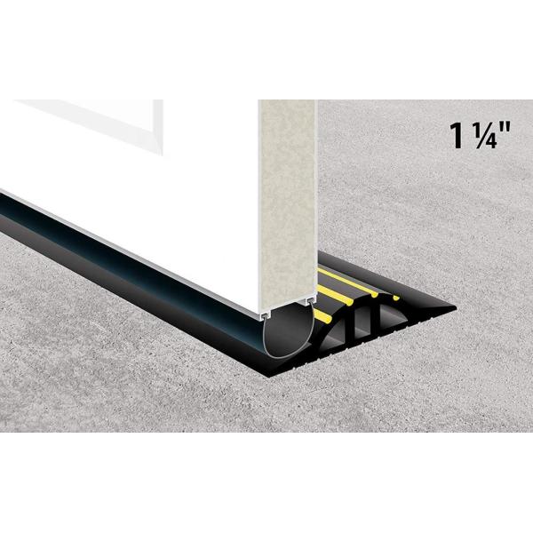 Eco-friendly 30mm Waterproof Garage Door Threshold Weatherstrip Rubber Seal with SILICONE