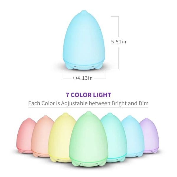 Classic Style 100ml Electric Aroma Air Essential Oil Diffusor Aromi Difuser Ultrasonic Water Atomizer Ultrasonic Aroma Sprayer