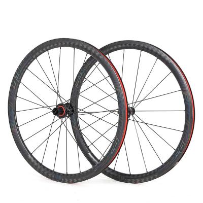 Profundidade de Wheelset 40mm da bicicleta da estrada do carbono de TWITTER 700C com freio de disco