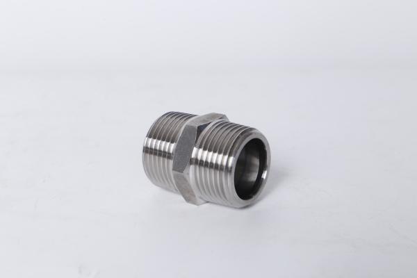 Leak Proof Stainless Steel Threaded Union , Round Stainless Steel Threaded Pipe Fittings
