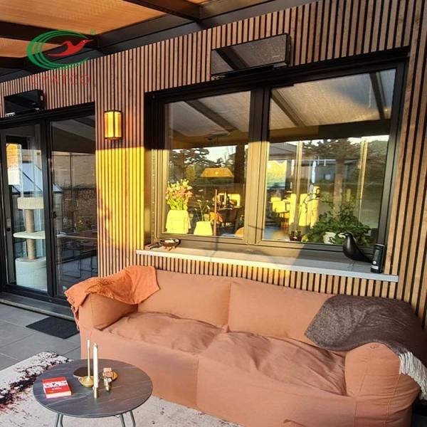 SGS Fireproof Wood Acoustic Wall Panels Melamine Finish Polyester