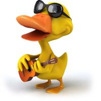 Nuevo diseño 3D de plástico dibujos animados Figuras de acción Animales juguetes con pato abeja pingüino