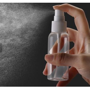 бутылка брызг ясности 50ml 100ml PETG пустая круглая пластиковая для заботы кожи