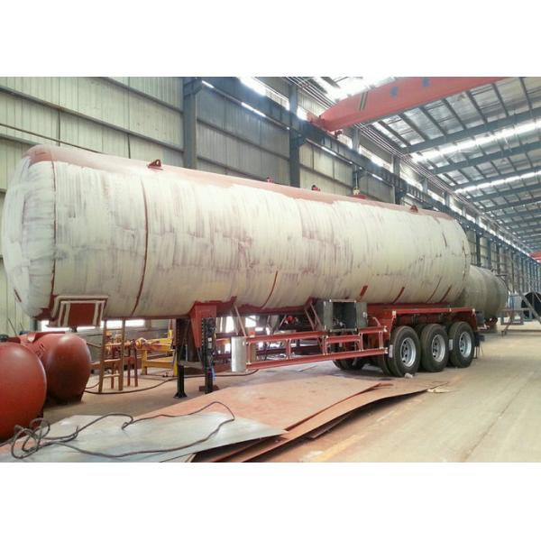 Tri Axles Tank Semi Trailer For 40000L- 48000L Liquid Ammonia Transport