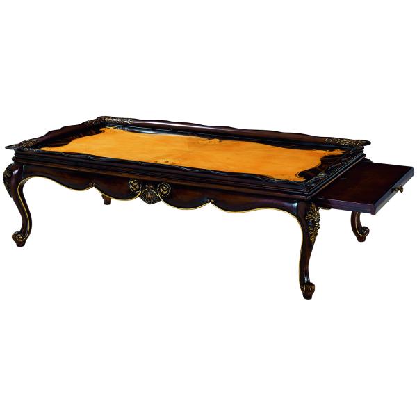 wooden hand carving french wholesale coffee table