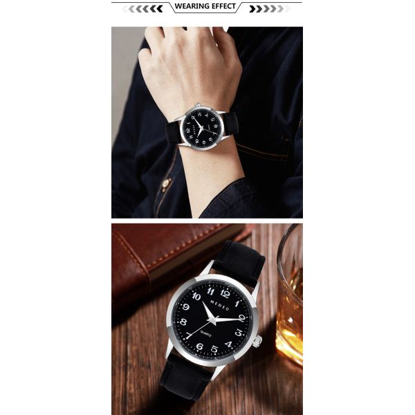 Vintage Men's Quartz Watch·3ATM Water Resistance|Luminous Dial-OEM/ODM