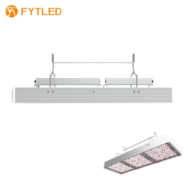 AC277V Aluminum LED Grow Lamp 400W 1-10V Dimming 2.7μmol/J