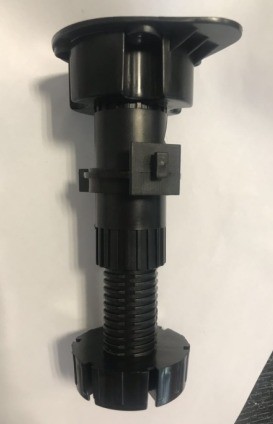 Modern Design Adjustable Plastic Kitchen Cabinet Leg for Leveling Table Plinth Foot