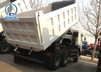 371hp EuroII Sinotruk HOWO7 New dump Tipper truck 20M3 Container with 1 sleeper and air condition spare tire