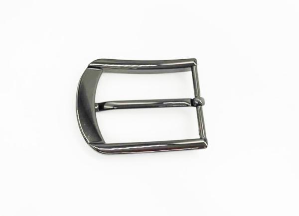 3.5cm Width Replacement Belt Buckle Embossed Gunmetal Brush Color 33g