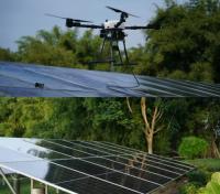 高層ビル壁窓清掃ソリューションのための太陽光パネル高圧清掃ドローンZAi-MX15