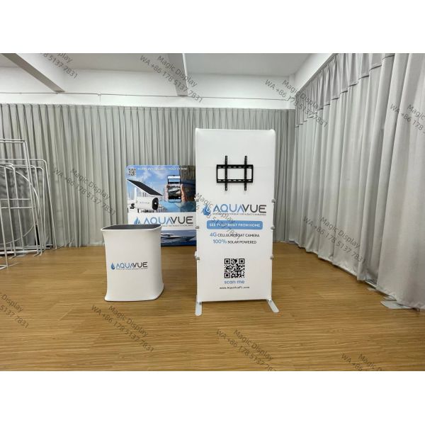 10x10ft Aluminum Tension Fabric Shelf Display Portable Advertising Promotion Exhibition Trade Show Booth