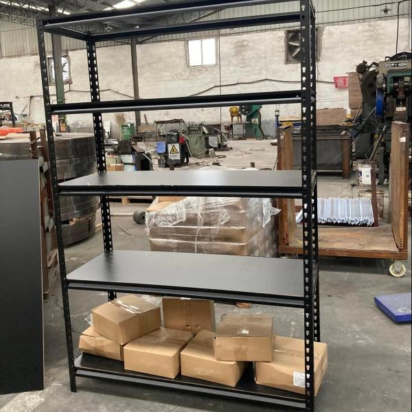 Light-duty Boltless Steel Metal Shelf Rack Easy Install Supermarket Shelves for Home Storage