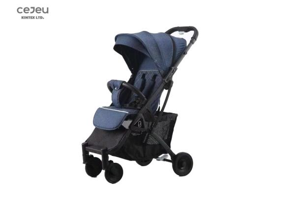Lightweight Foldable Baby Pushchair Stroller With PU Wheel