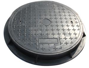 Round SMC Manhole Covers With Lockable Mechanism Load Capacity Up To 40 Tons