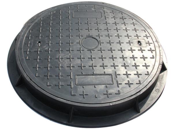 Round SMC Manhole Covers With Lockable Mechanism Load Capacity Up To 40 Tons