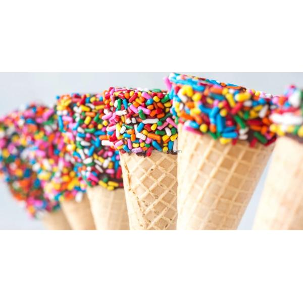Customized Voltage Rolled Sugar Cone Baking Machine for Newly Designed Ice Cream Cones