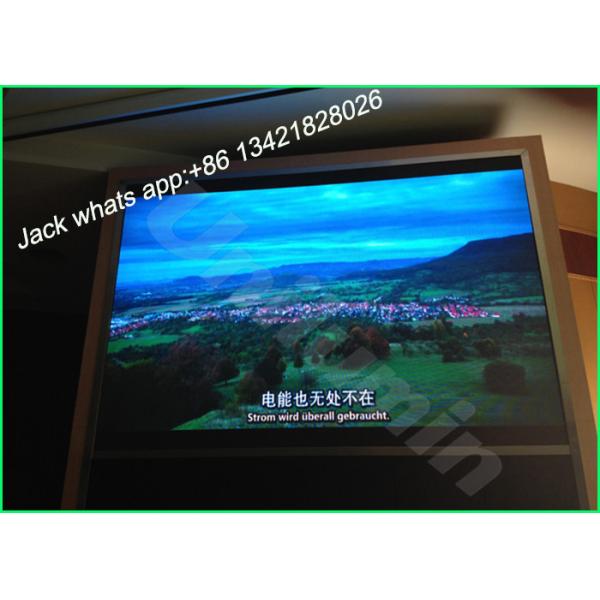 Супер тонкий максимум настенный дисплей СИД обновленного тарифа крытый видео- рекламируя высокую яркость