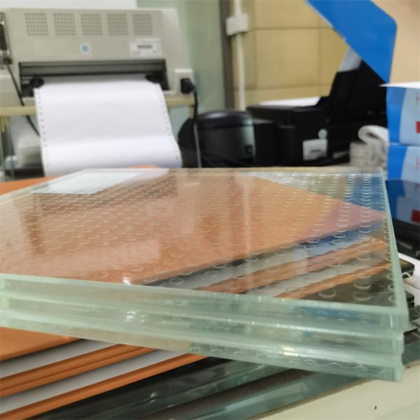 Singal Tempered Glass Laminated Antislip Glass - Non-Slip SkyFloor Glass For Walking Floors