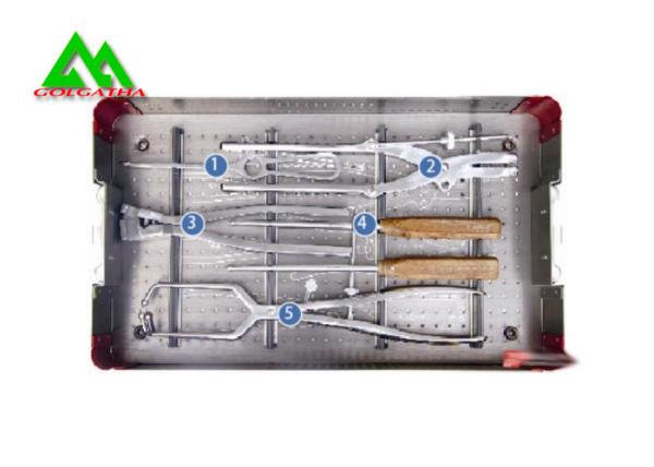 Antibacterial Facial Surgery Instrument Kit , Orthopedic Plate Instruments Kit